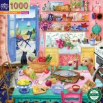 Eeboo-51600 Pink Kitchen