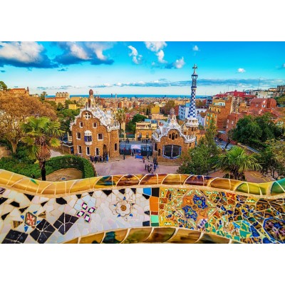 Enjoy-Puzzle-1056 View from Park Guell, Barcelona