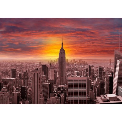 Enjoy-Puzzle-1068 Sunset Over New York Skyline