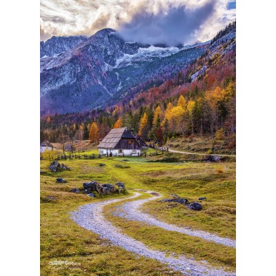 Enjoy-Puzzle-1074 Cottage in the Mountains