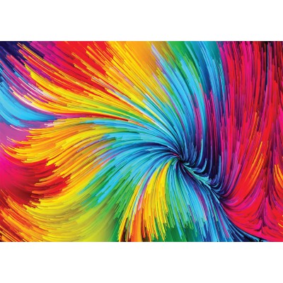 Enjoy-Puzzle-1095 Colorful Paint Swirl