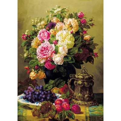 Enjoy-Puzzle-1107 Jean-Baptiste Robie - Still Life with Roses