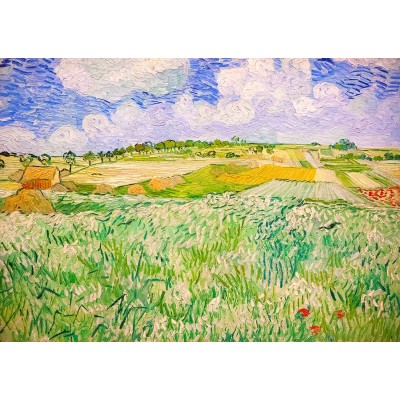 Enjoy-Puzzle-1176 Vincent Van Gogh : Plaine près d'Auvers
