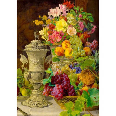 Enjoy-Puzzle-1218 Ferdinand Georg Waldmuller : Nature morte aux fruits