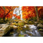 Enjoy-Puzzle-1245 Autumn Waterfall