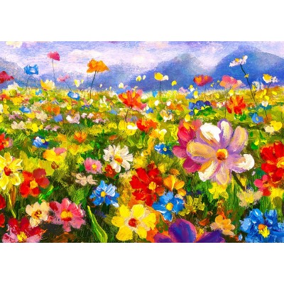 Enjoy-Puzzle-1341 Colorful Flower Meadow