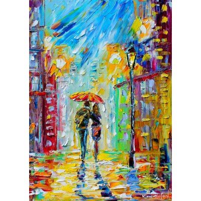 Enjoy-Puzzle-1431 Rainy Romance in the City