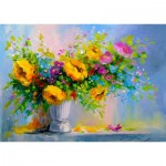 Enjoy-Puzzle-1699 Bouquet au Fleurs Jaunes