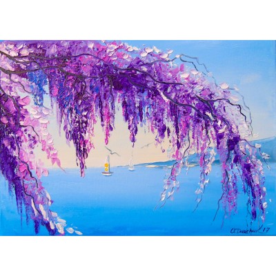 Enjoy-Puzzle-1753 Wisteria by the Sea