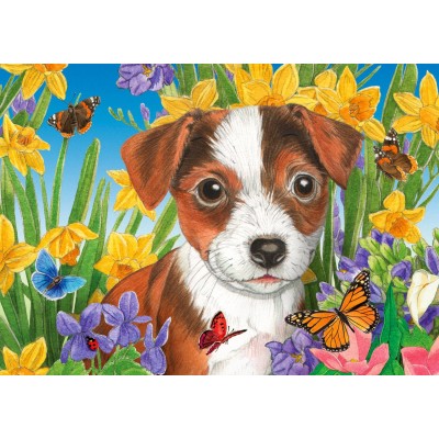 Enjoy-Puzzle-1916 Puppy Garden