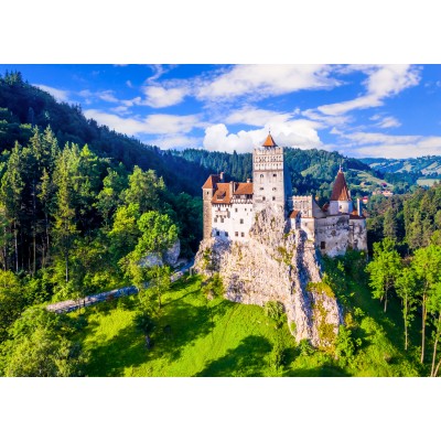 Enjoy-Puzzle-2100 Château de Bran en Été, Roumanie
