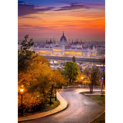 Enjoy-Puzzle-2115 District de Buda avec le Parlement Hongrois