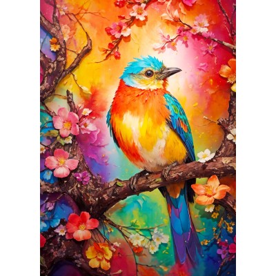 Enjoy-Puzzle-2147 Oiseau Coloré