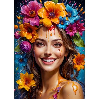 Enjoy-Puzzle-2148 Flower Girl