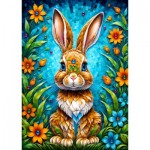 Enjoy-Puzzle-2149 Lapin de Jardin