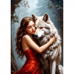 Enjoy-Puzzle-2165 La Femme et le Loup