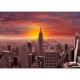 Sunset Over New York Skyline