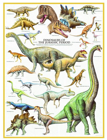 Eurographics-6000-0099 Les Dinosaures - Période du Jurassique
