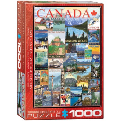 Eurographics-6000-0778 Travel Canada Vintage Posters