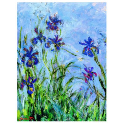 Eurographics-6000-2034 Claude Monet : Iris (détail)
