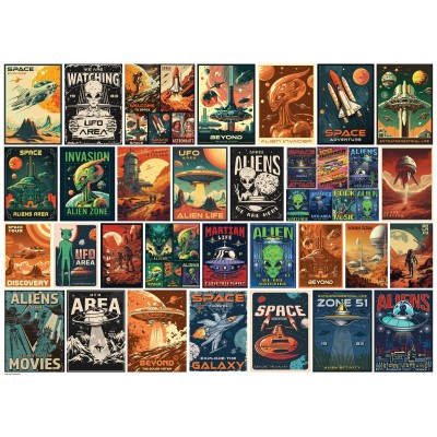 Eurographics-6000-5927 Affches Retro d'Extraterrestres