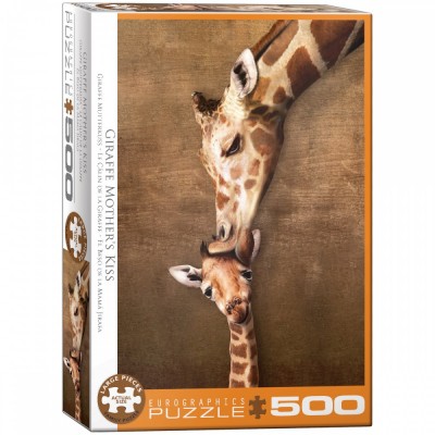 Eurographics-6500-0301 Pièces XXL - Giraffe Mother's Kiss
