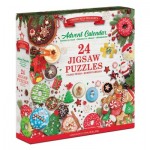 Eurographics-9924-5811 Calendrier de l'Avent - Délices de Noël - 24 Puzzles