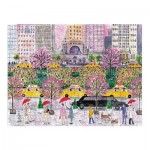 Galison-34820 Printemps sur Park Avenue - Puzzle 1000 Pièces