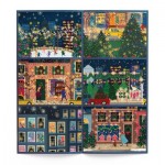 Galison-37878 Joy Laforme - Lumières d'Hiver - 12 Jours de Puzzles 80 Pièces - Compte à Rebours des Fêtes