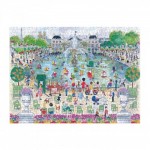 Galison-38154 Michael Storrings - Le Printemps à Paris - Puzzle de 1000 Pièces