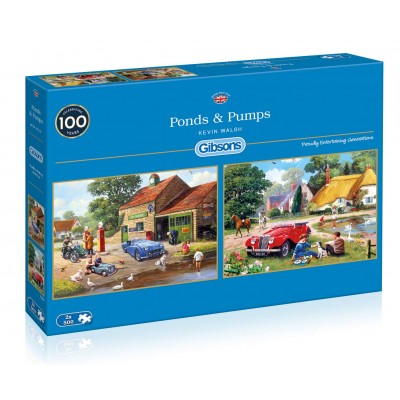 Gibsons-G5050 2 Puzzles - Kevin Walsh - Ponds & Pumps