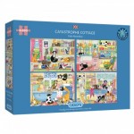 Gibsons-G5062 4 Puzzles - Le Chalet de la Catastrophe