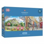 Gibsons-G5064 2 Puzzles - Edimbourg