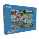 Gibsons-G5067 4 Puzzles - Une Journée en Famille