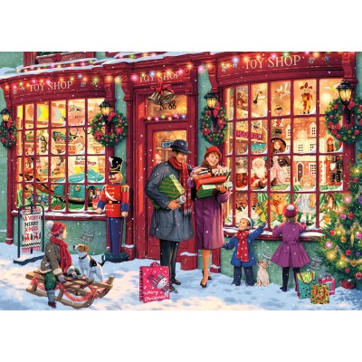 Gibsons-G6252 Christmas Toy Shop