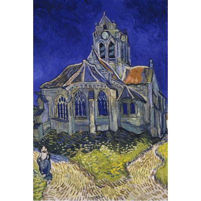 Grafika-F-30839 Vincent Van Gogh : L'église d'Auvers-sur-Oise, 1890