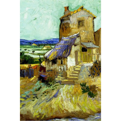Grafika-F-30842 Vincent Van Gogh : Le Vieux Moulin, 1888