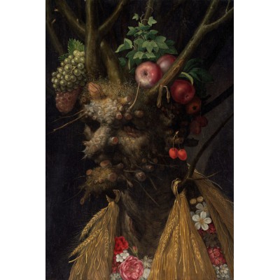 Grafika-F-30844 Arcimboldo Giuseppe : Quatre Saisons en Une Tête, 1590