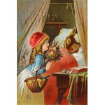 Grafika-F-30868 Le Petit Chaperon Rouge et le Loup, illustration par Carl Offterdinger