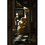 Grafika-F-30880 Vermeer Johannes : La lettre d'amour, 1669-1670