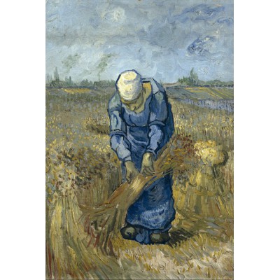 Grafika-F-30899 Vincent Van Gogh: Femme Paysan d'après Millet