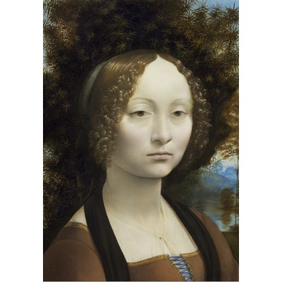 Grafika-F-31079 Leonard de Vinci: Ginevra de’ Benci, 1474-1476
