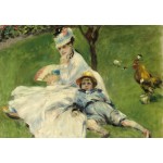 Grafika-F-31201 Auguste Renoir : Madame Monet et son Fils, 1874