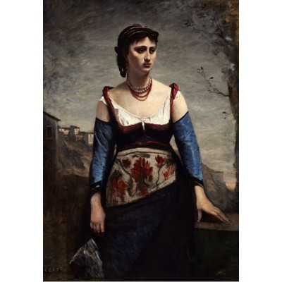 Grafika-F-31229 Jean-Baptiste-Camille Corot : Agostina, 1866