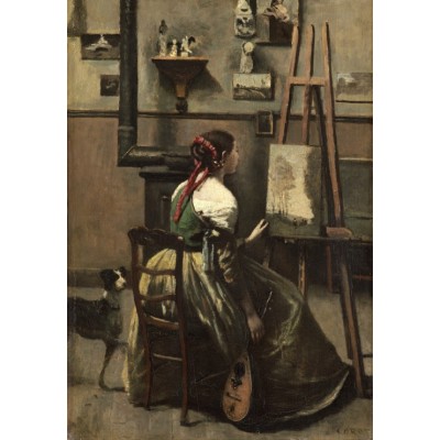 Grafika-F-31230 Jean-Baptiste-Camille Corot : Atelier de l'Artiste, 1868