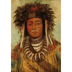 Grafika-F-31308 George Catlin : Chef Indien - Ojibbeway, 1843