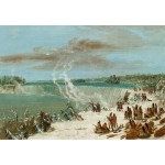 Grafika-F-31314 George Catlin : Portage Autour des chutes de Niagara à Table Rock, 1847-1848