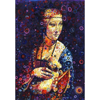 Grafika-F-31549 Leonardo da Vinci: Lady with an Ermine, by Sally Rich