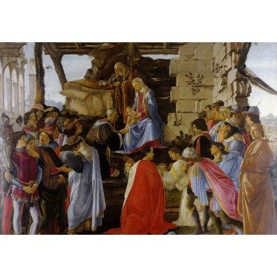 Grafika-F-31596 Sandro Botticelli: Adoration of the Magi (Zanobi Altar), 1475