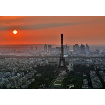 Grafika-F-31622 Coucher de Soleil sur Paris